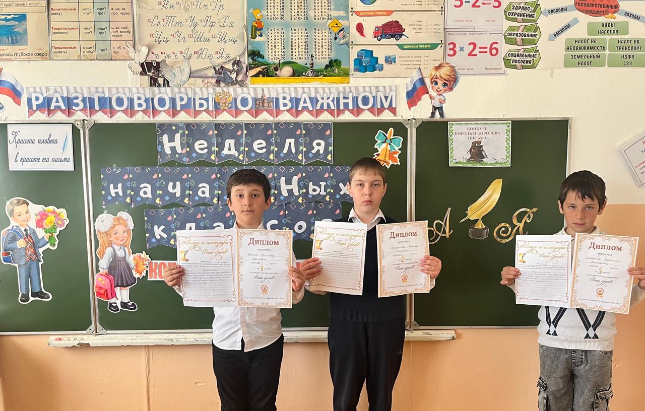 13.03.2025г ., прошла предметная неделя по русскому языку &amp;quot;День каллиграфии&amp;quot;.